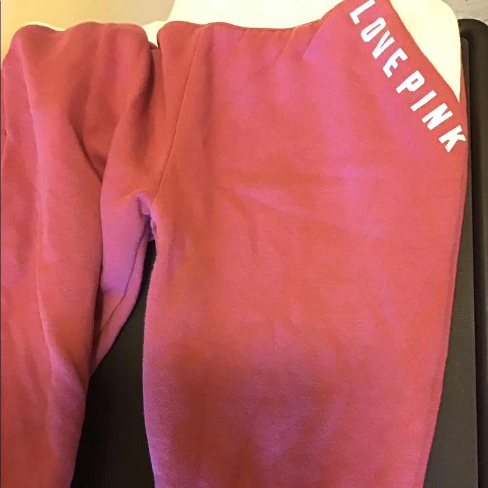 Pink sweatpants